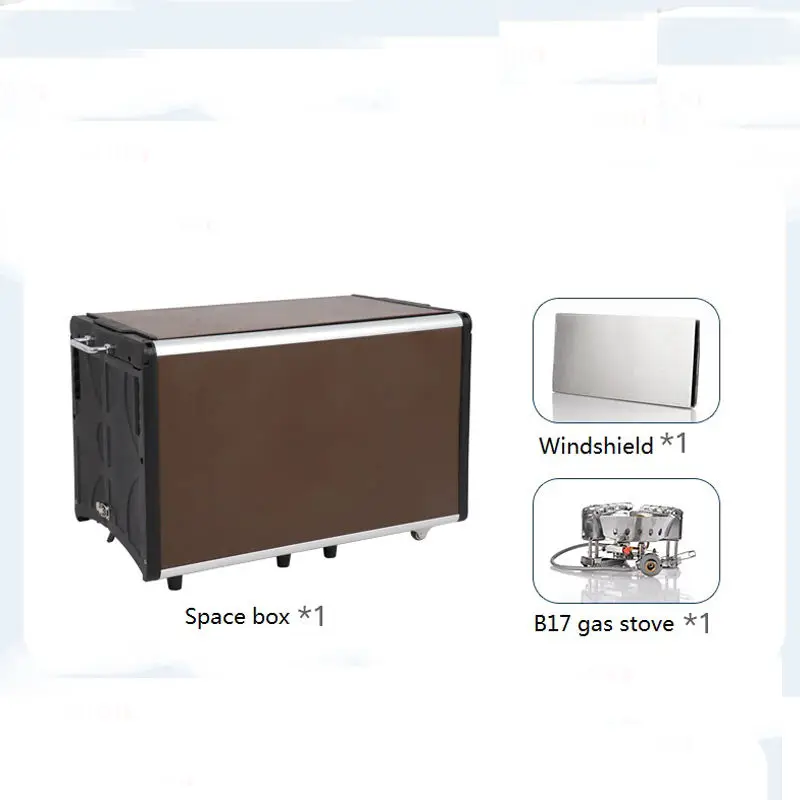 C650 Portable Mobile Camping Portable Outdoor Kitchen camping Picnic Activities Aluminum Alloy Easy