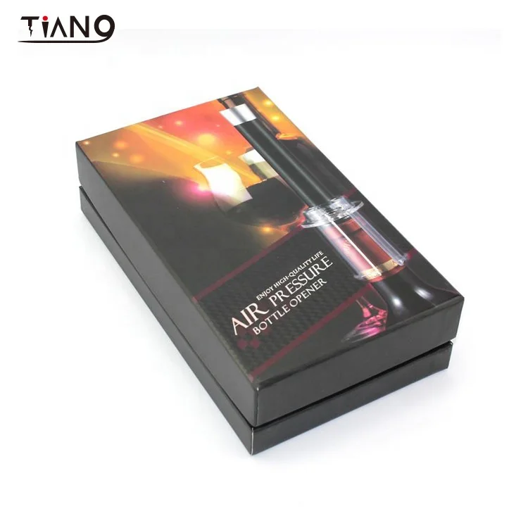 Wholesale Air Pump Wine Opener Pressure corkscrew Corkscrew Set Gift Box 4-piece Wine Accessory Tool Kit