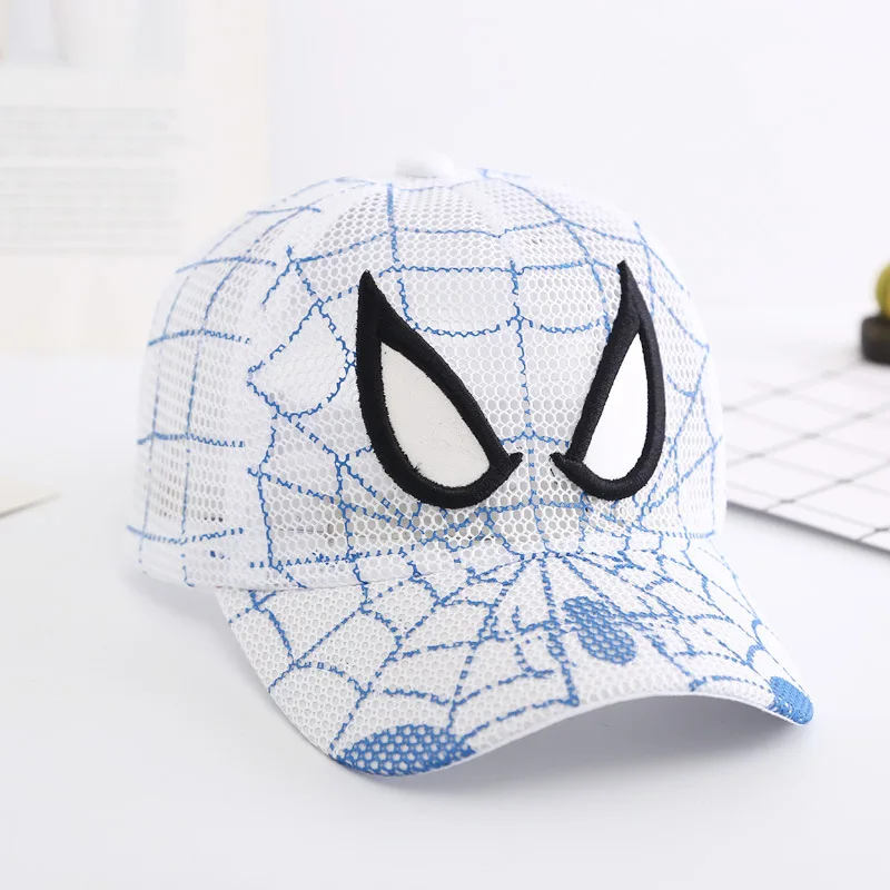 Manufacturer professional high quality Marvel cartoon movie character Spider man full mesh cap