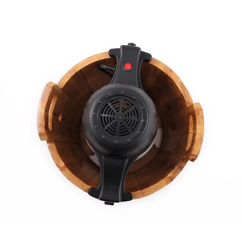 2021 Hot Sale High Quality Easy Cleaning Wood Bucket Homemade Fruit Yogurt Soft Ice Cream Maker Machine