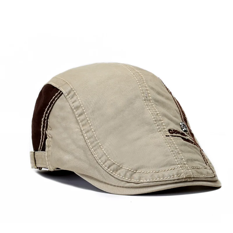 Cowboy classic Vintage beret hat french style customize fashion plaid ivy cap beret hat for men