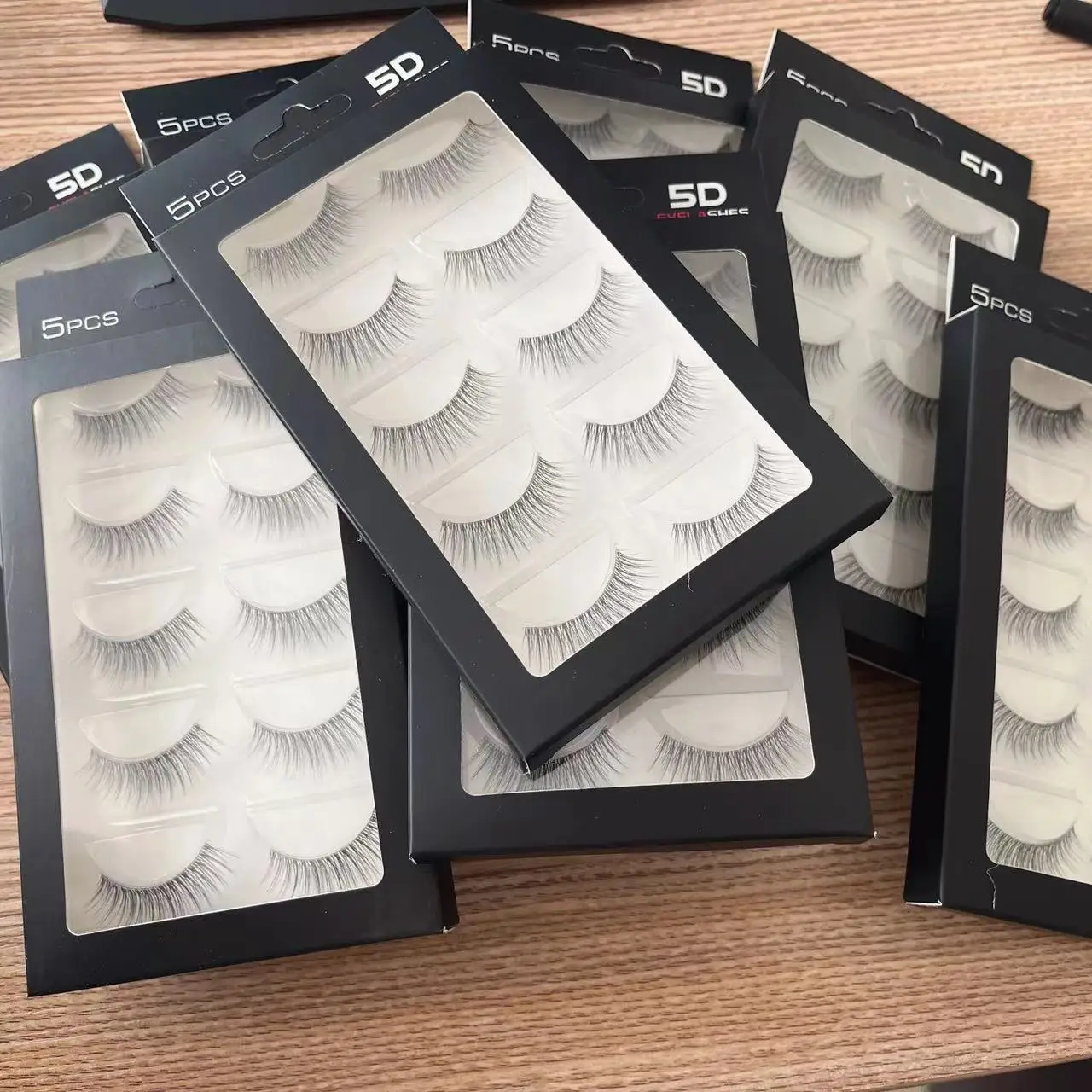5 Pairs Mink Eyelashes 2024 New 3D Mink Lashes Thick HandMade Full Strip Fake Lashes Make up Eye lashes False Eyelash Makeup