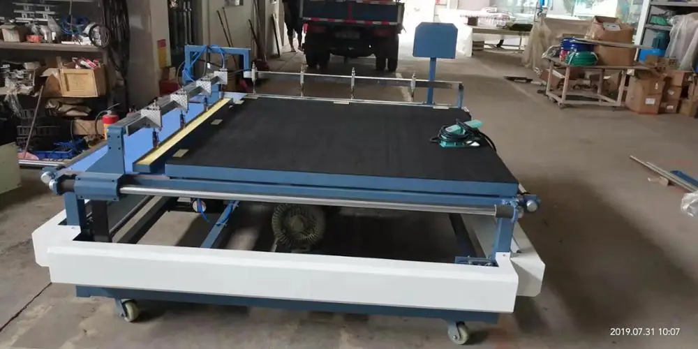 
Hot sell semi-automatic double-bridge interchange precision cutting machine glass semi-automatic cutting machine 