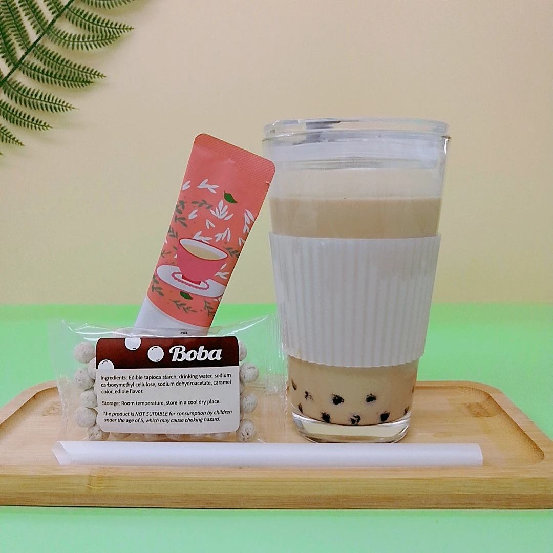 Пузырьковый чай напитки жемчуг tapioca boba мгновенный оригинальный