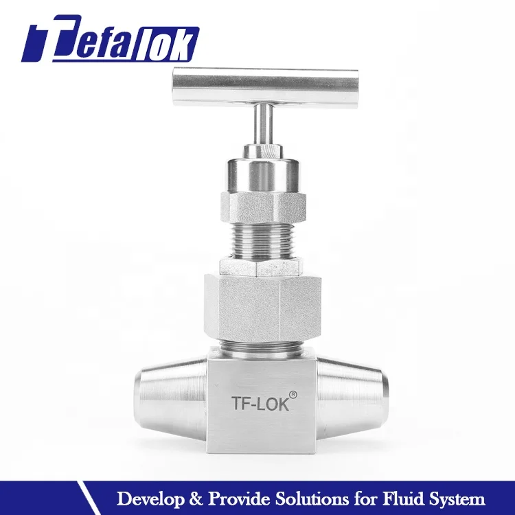 CNG Gas Stainless Steel In-line Needle Valve Socket Weld Bellows Sealed Needle Valves Swagelok Low Temperature Valves