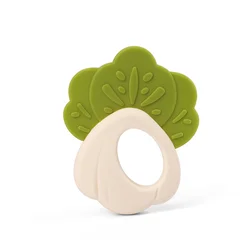 Индивидуальные Детские Жевательные китайские Капустные редиски Силиконовые Прорезыватели Bpa Детские бесплатные игрушки для прорезывания зубов