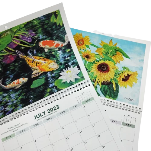 Custom Print Promotional Business Gift High Quality Desk Advent Calendar Table Printing Calendar