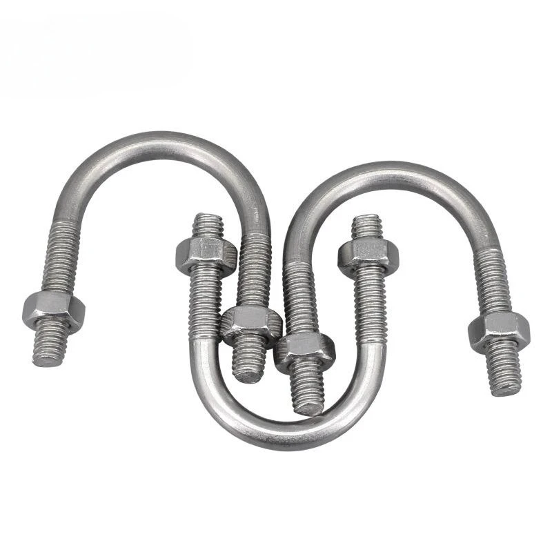 Fastener factory direct sales ss304  U bolts for Used for protecting overhangs