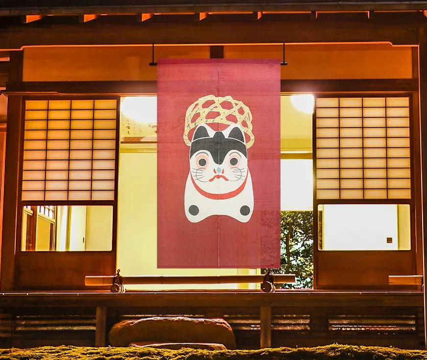 Natural materials Japanese linen fabric blackout curtain cloth