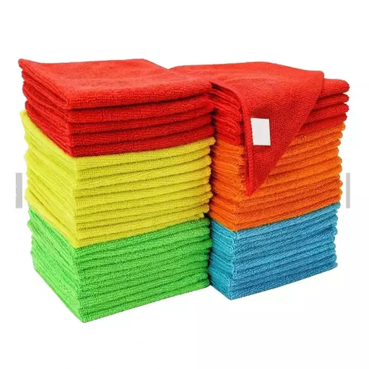 2023 New 40*40cm 80 Polyester 20 Nylon Microfiber Car Wash Towel Cleaning Cloth Kitchen Dish Towel