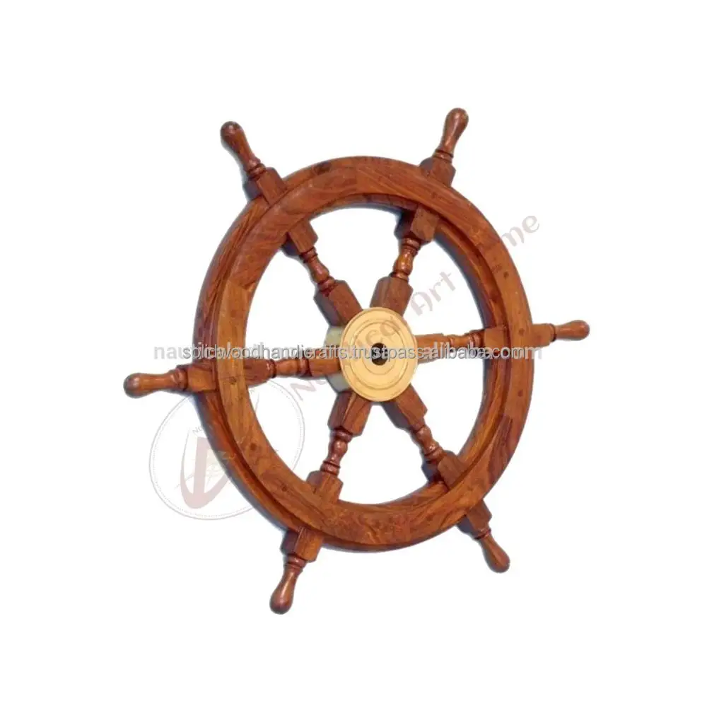 NORMAL PRICE SOLID WOOD HANDICRAFTS NAUTICAL GAMBLE COMPASS/MARIN PRODUCT/ANTIQUE BRASS DECORATIVE WITH WOODEN BOX