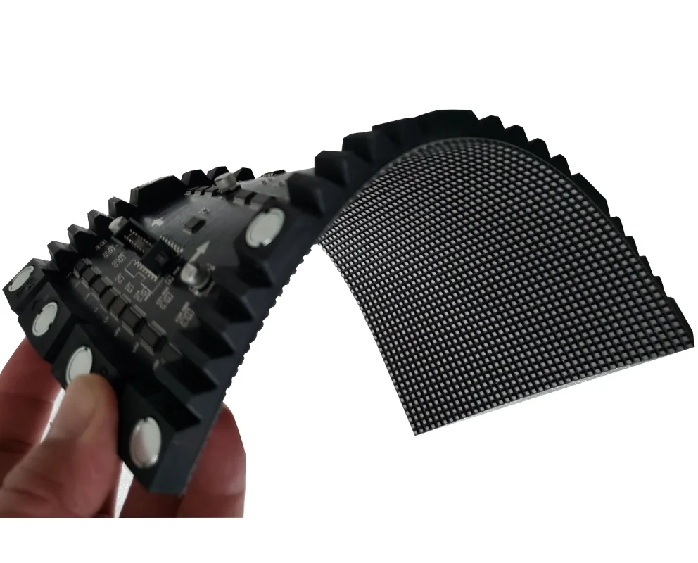 Customizable soft led screen tv display P3 indoor flexible led panel sexy screen price