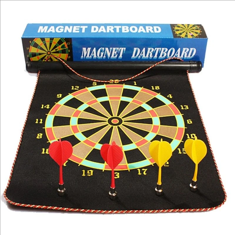 Factory Price Double-Sided Thickened Target 12 Inch Magnetic Safety Dart Set With 4 Darts For Sale