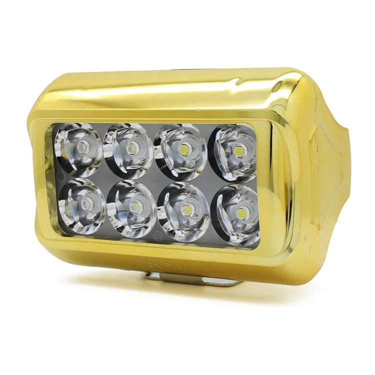 NEW 8led 12W spotlight with flash truck bar light 12v front fog light headlight waterproof Car led work light for motorcycle
