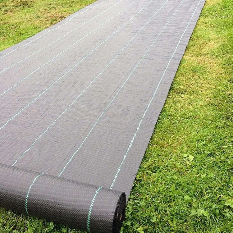 PP fabric virgin material with UV 3-5 years using life anti weed mat in garden root barrier