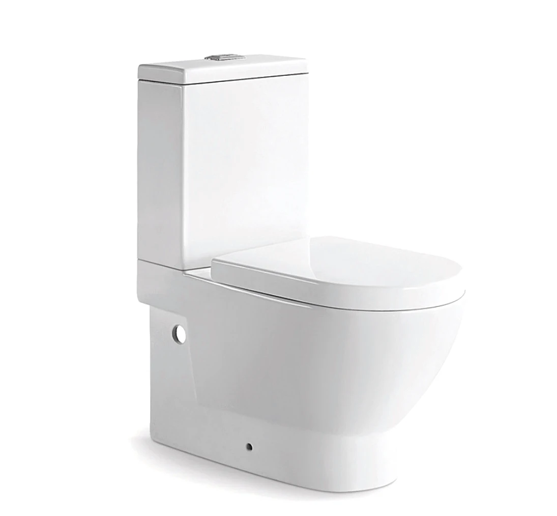 Luxury One Piece Toilets Bathroom Ceramic Wc Water Closet Porcelain White Colored Toilets Bowl