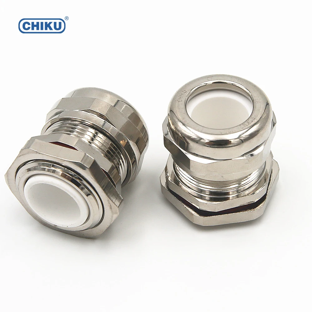 M25 waterproof metal cable gland nickel plated brass IP68 applied for New energy vehicles