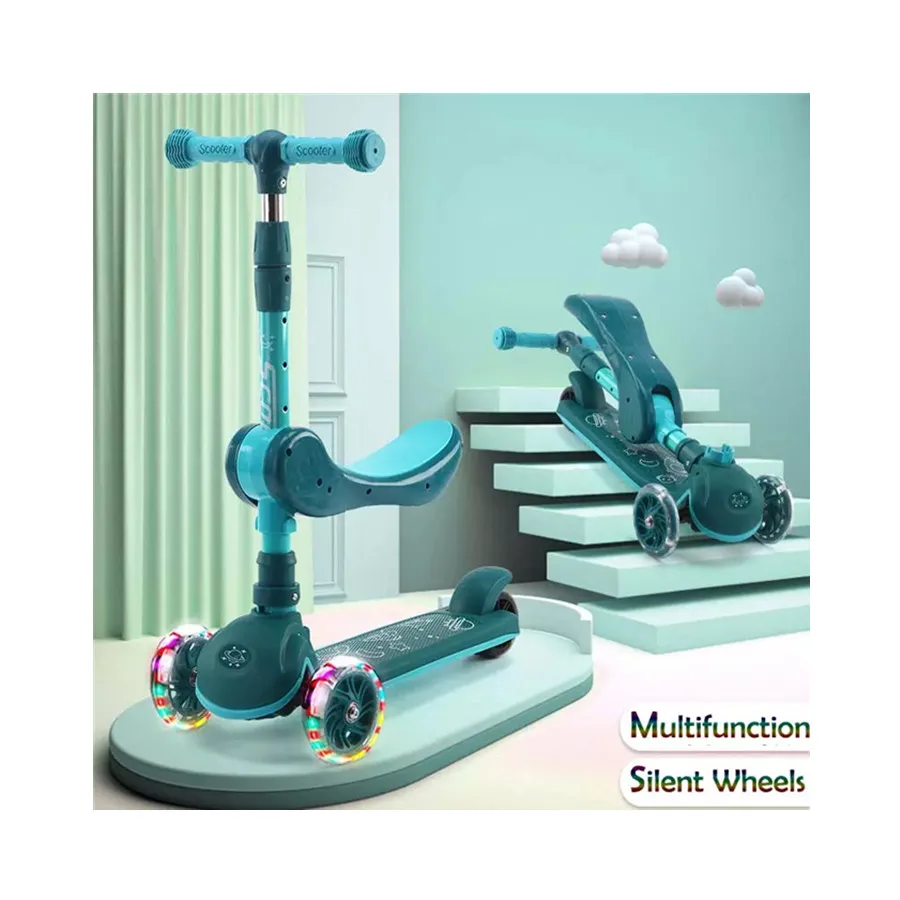 China factory cheap kids scooter with seat kick scooters foot scooters child for sale