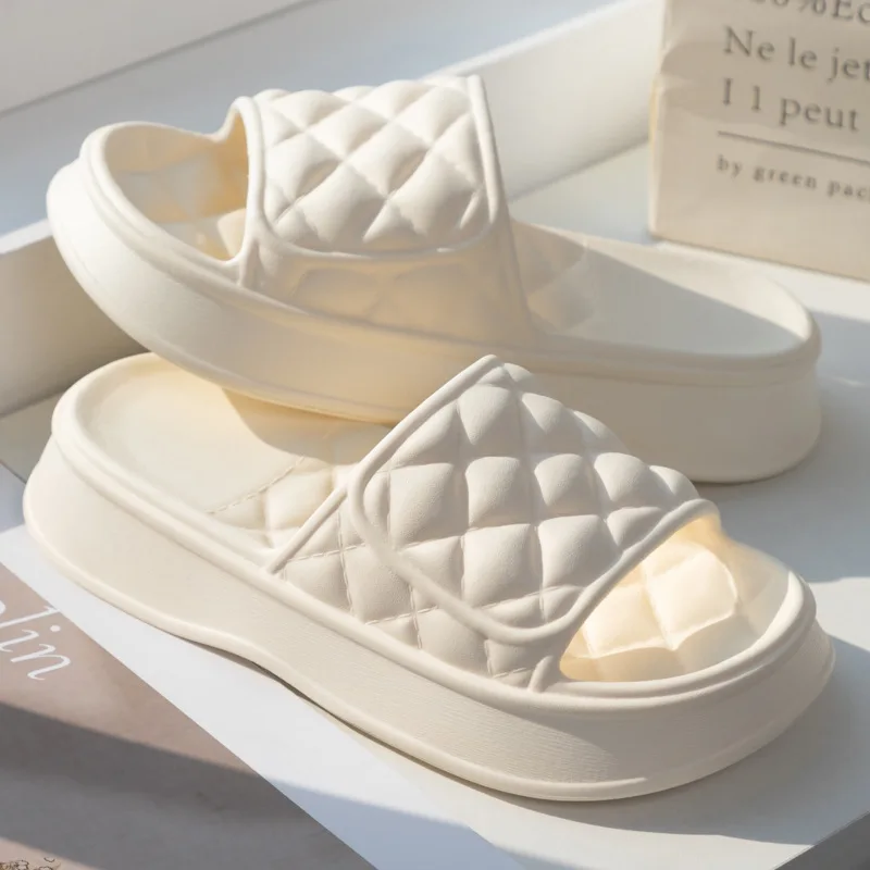 Indoor And Outdoor Non-slip Waterproof Soft Thick Sole Eva Shoes Summer Casual Slides Sandals House Slippers For Women