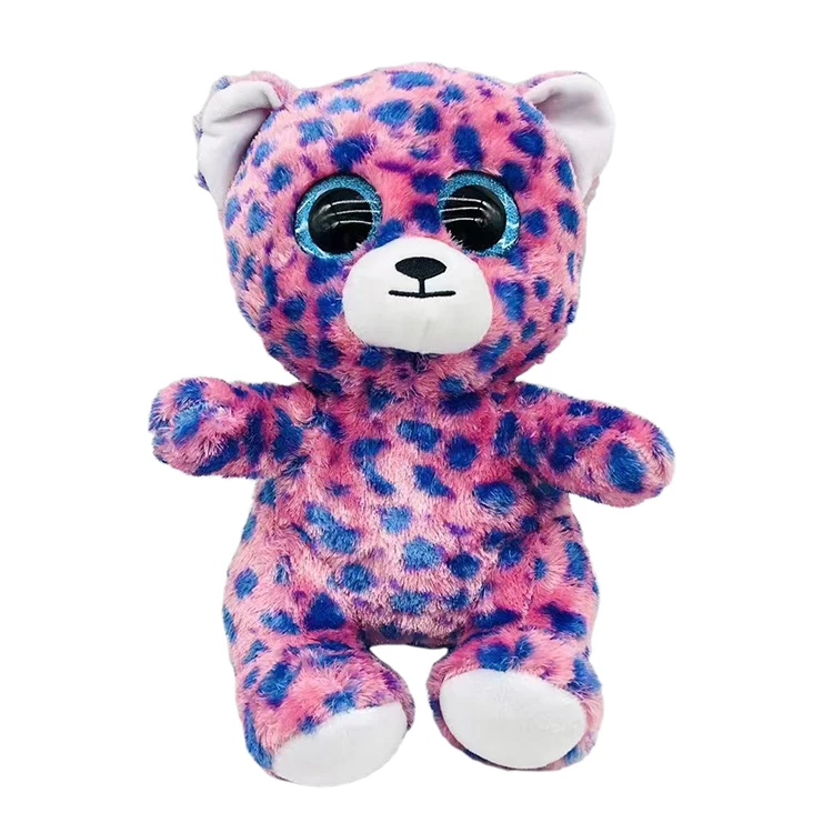 Customized Soft Big Eye Plush Stuffed Doll Factory Price Big Eye Colorful Plush Teddy Bear Toys