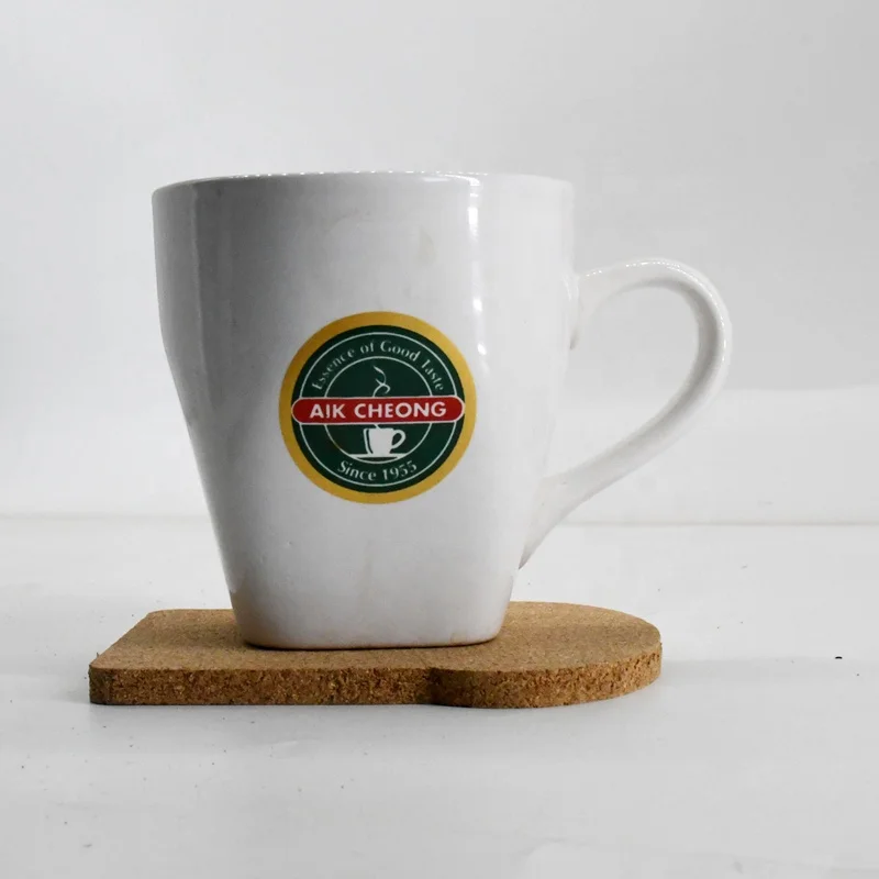 Funny Bread Shape Blank Design Custom Logo Cheap High Quality Cork Coaster Set for Home Daily Use