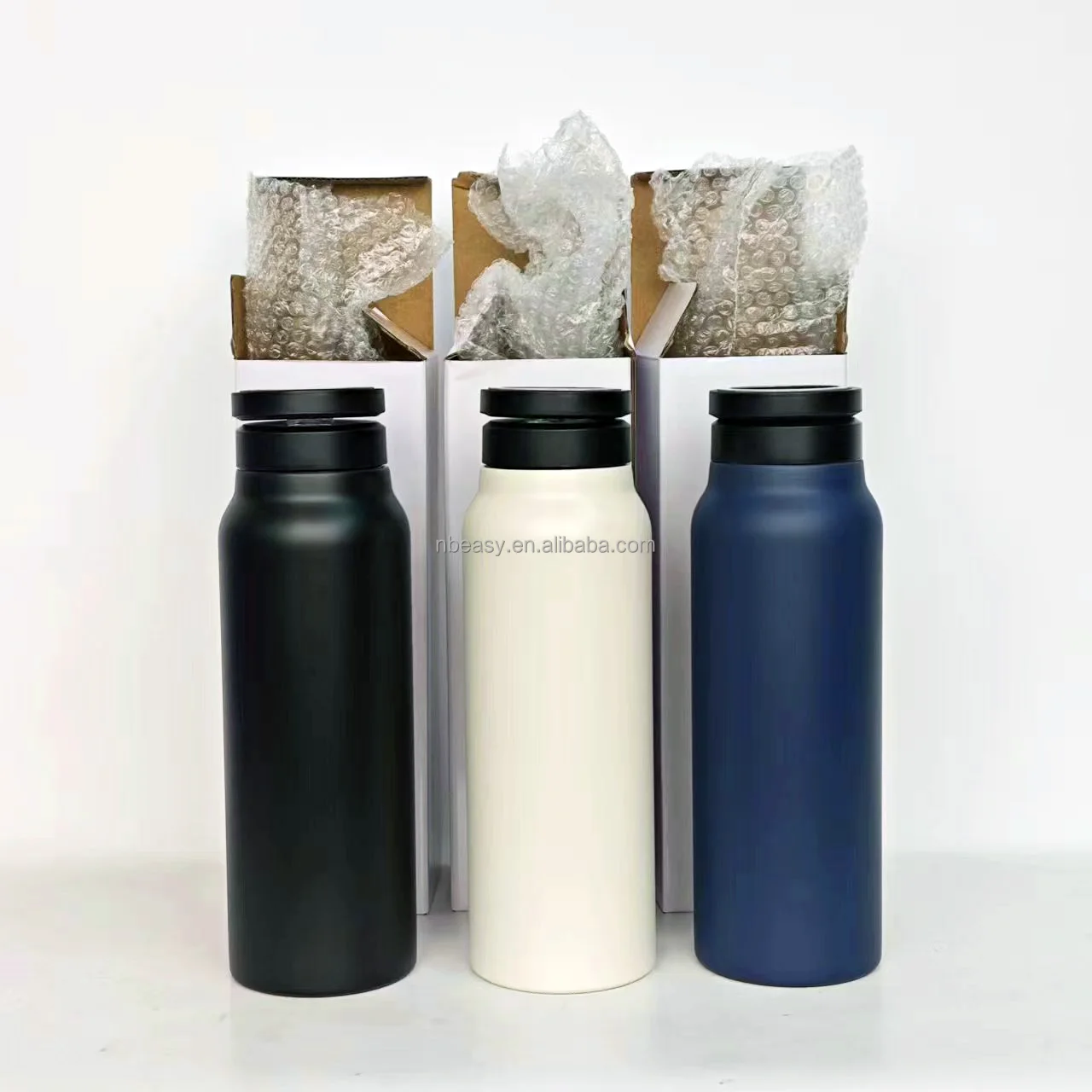 New style low MOQ high quality 24oz Stainless Steel Insulated magnetic lid water bottle
