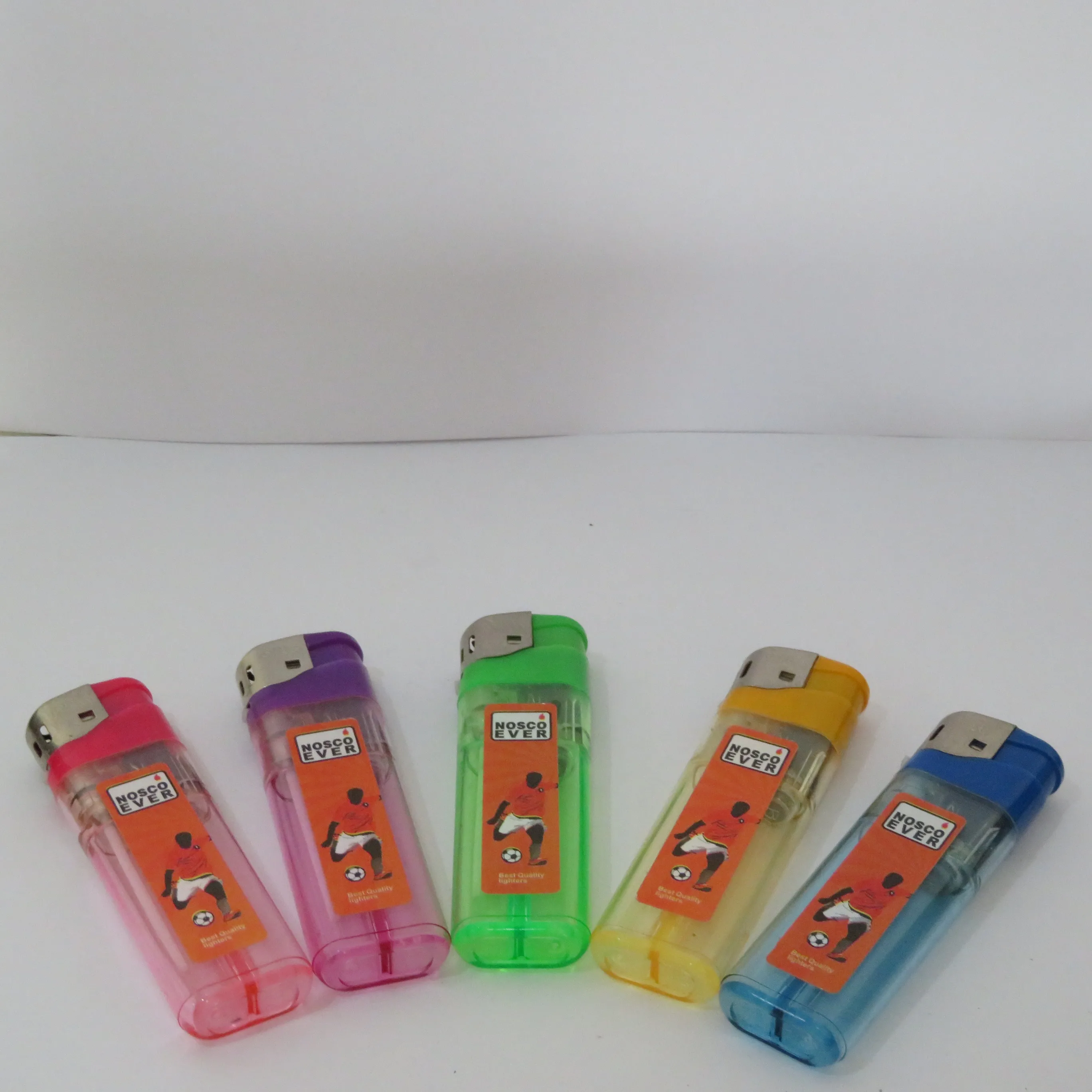 Cheapest Disposable Electric Lighter With Sticker Gas Lighter