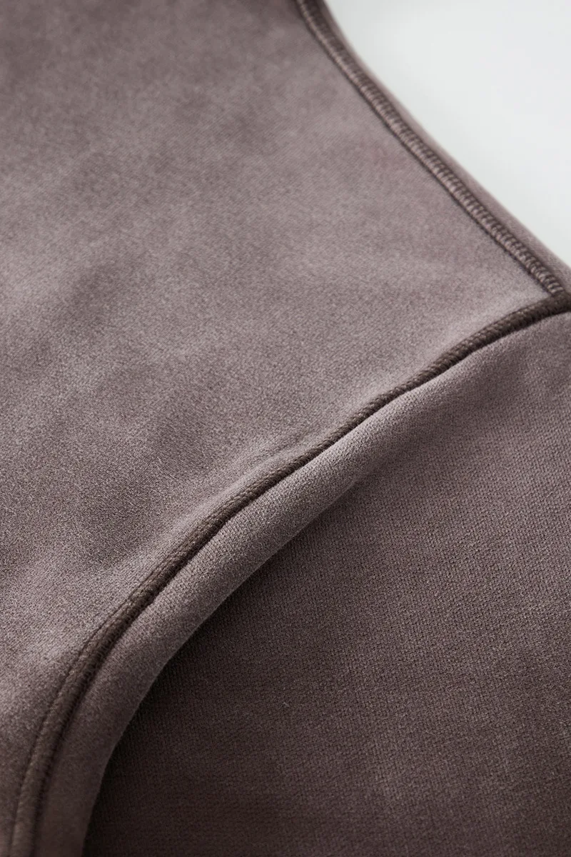 Custom wash water vintage splicing to make old hoodie casual spray painting 380g fleece loose hoodie coat