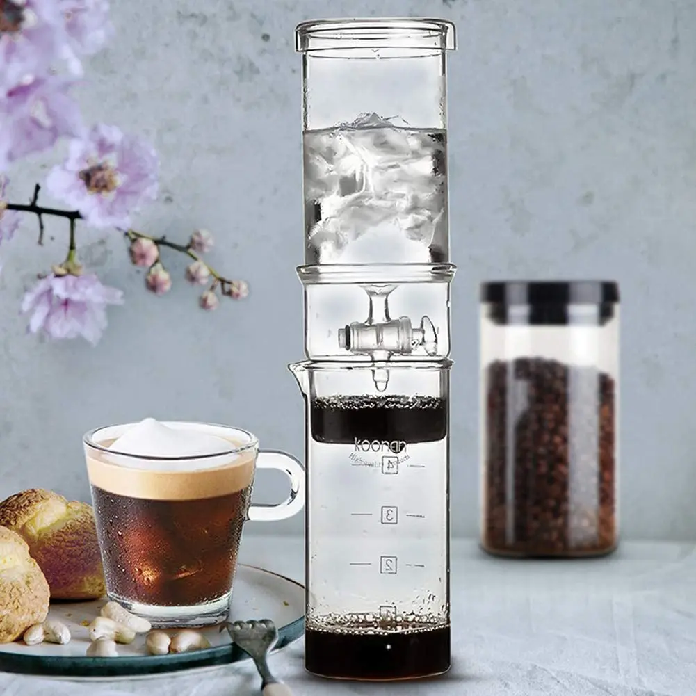 Coffee Machine TYI -Reusable Cold Brew Maker Detachable for Ice Drip Espresso Other