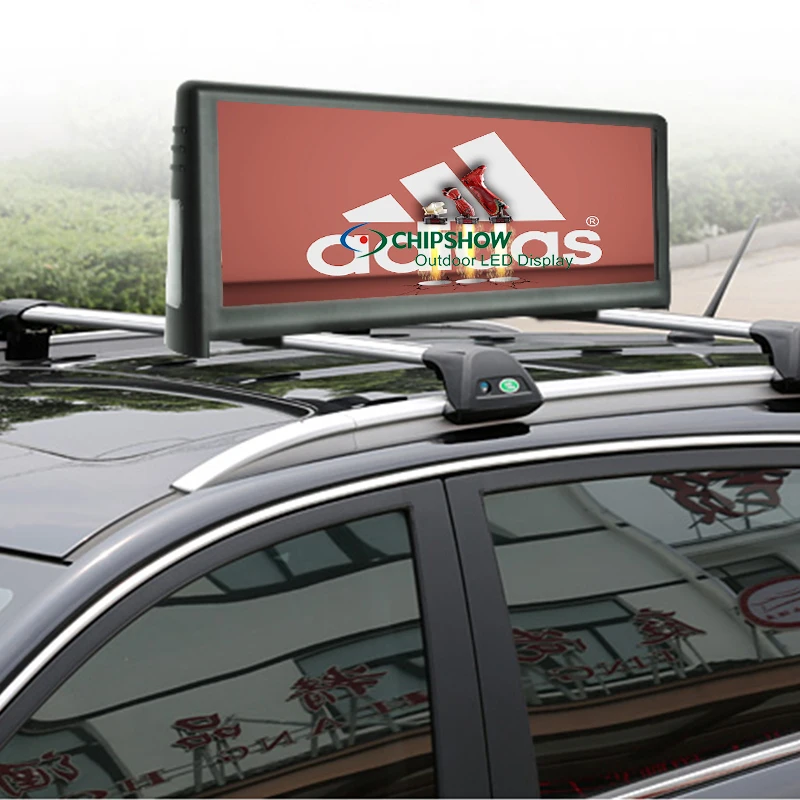 3G 4G Wifi Wireless Outdoor P2 P2.5 P3 P4 P5 Advertising Car Roof Sign Screen Double Sided Taxi Top Led Display