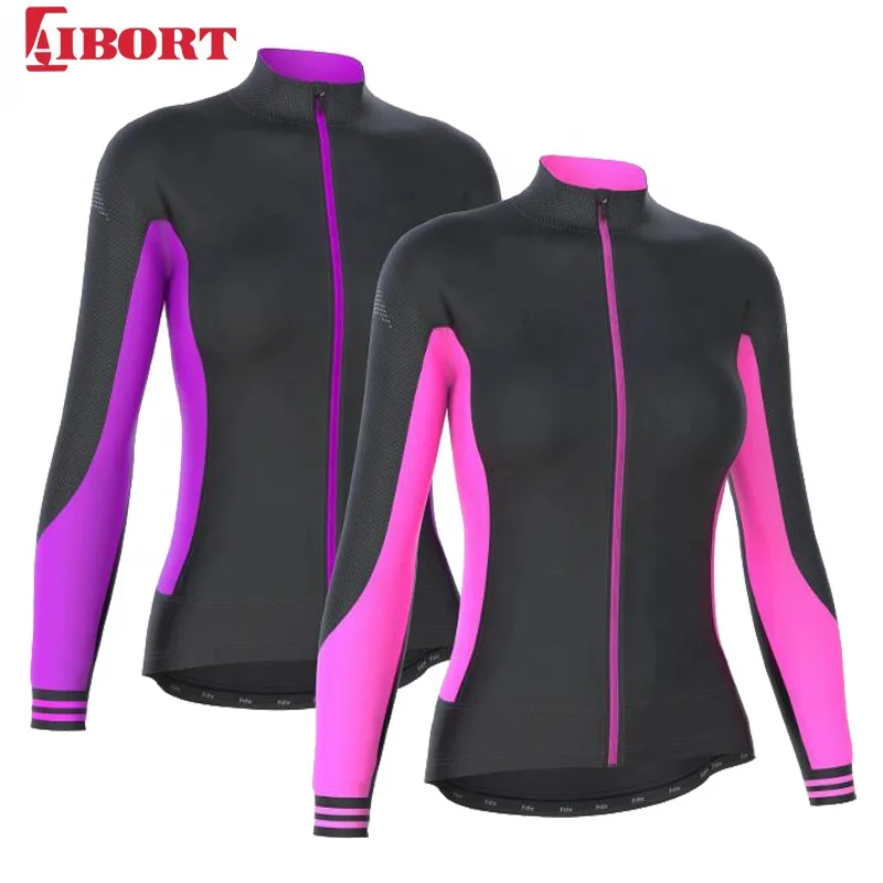 Цветные велосипедные рубашки Windstopper с длинным рукавом