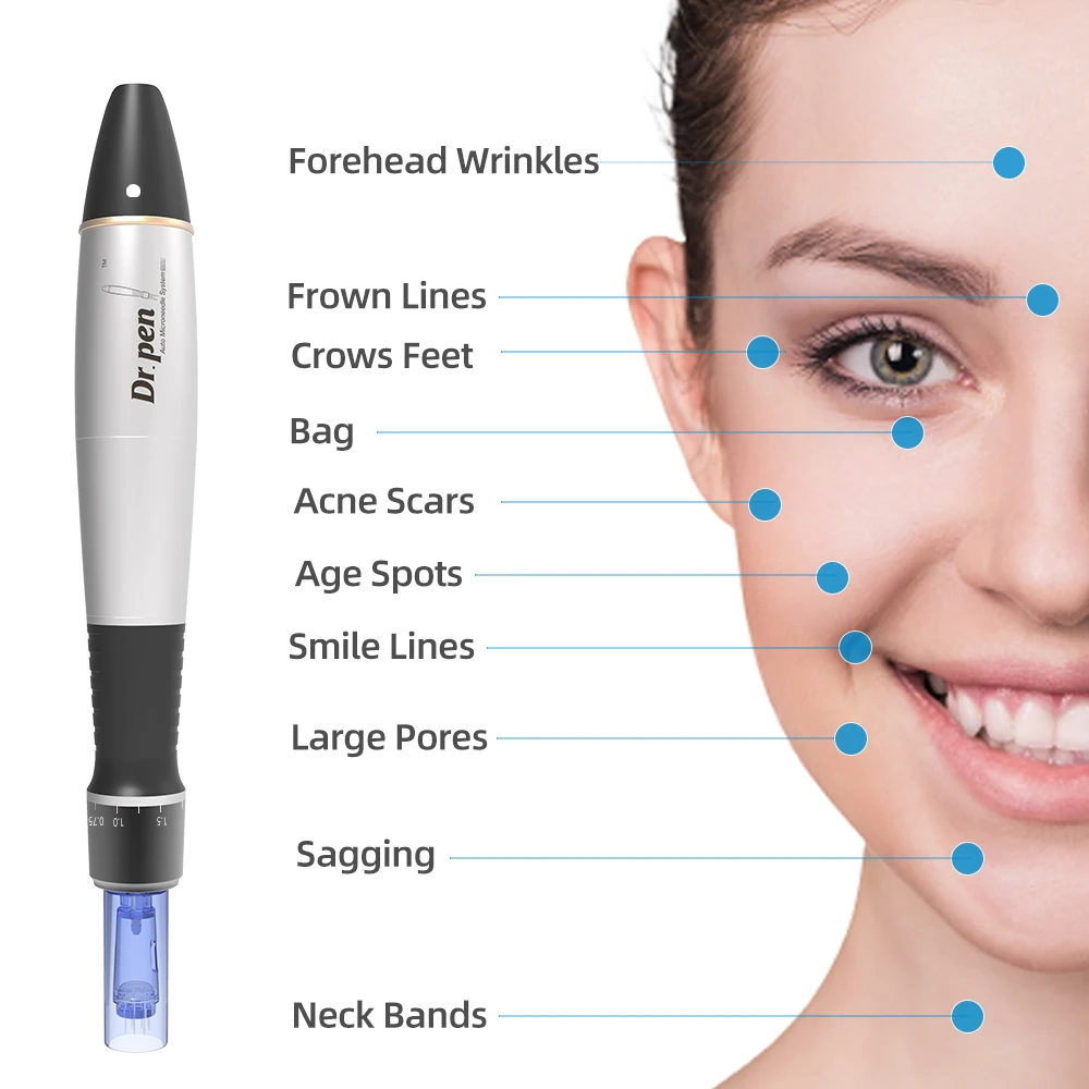 Hot Microneedling Derma Pen Dr.pen A1-C  Electric Beauty Device for Facial Treatment with Anti Aging Beauty Equipment