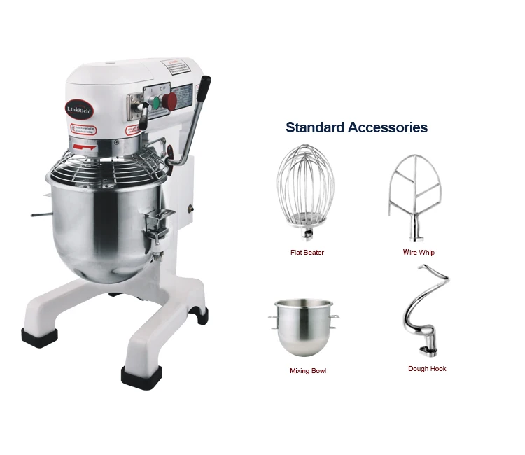 Linkrich 10L Commercial Electric Planetary Dough Egg Cake Cream Mixer Food Mixing Machine for Bakery