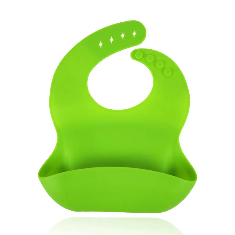 
Silicon Waterproof Sublimation Blanks Silicone Pink Bib Baby Eating Set Babi Custom Apron Kids Bibs 