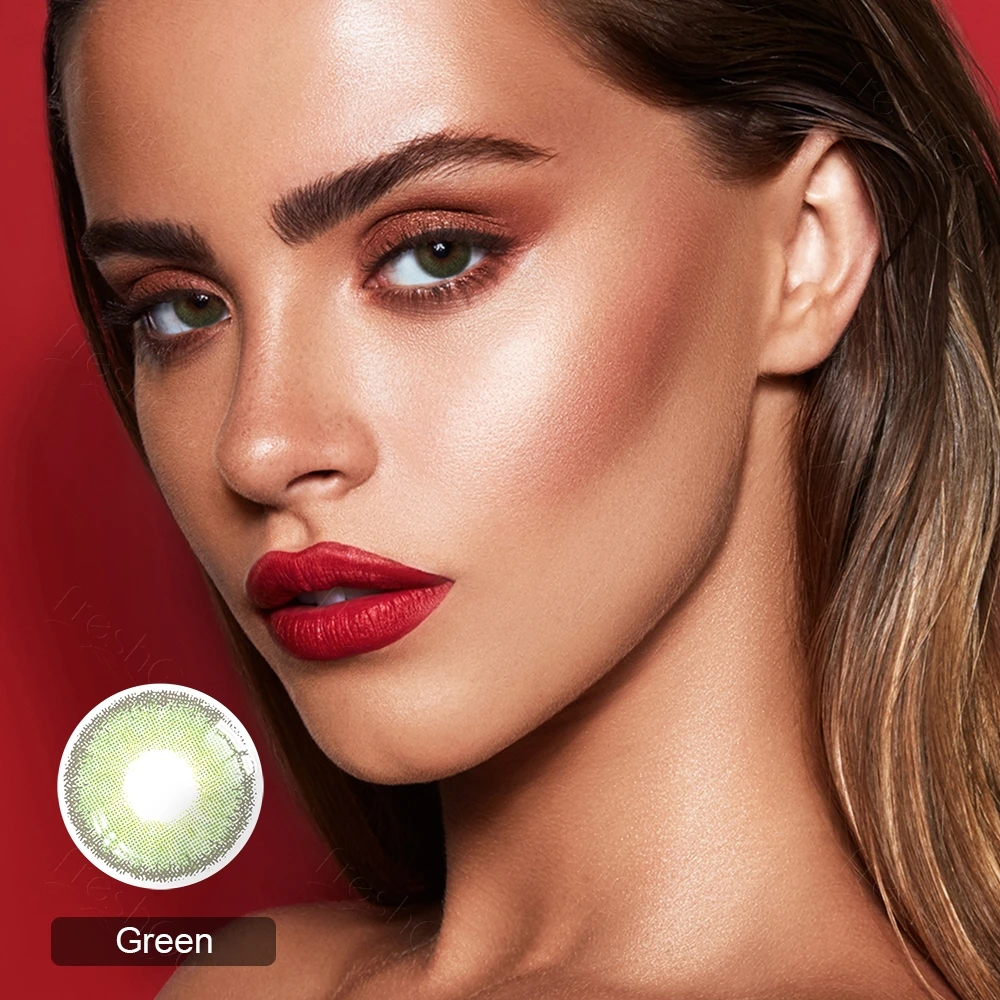  Цветные контактные линзы Freshgo Premium Candy Eye недорогие золотые контакты оптовая продажа защитных линз для