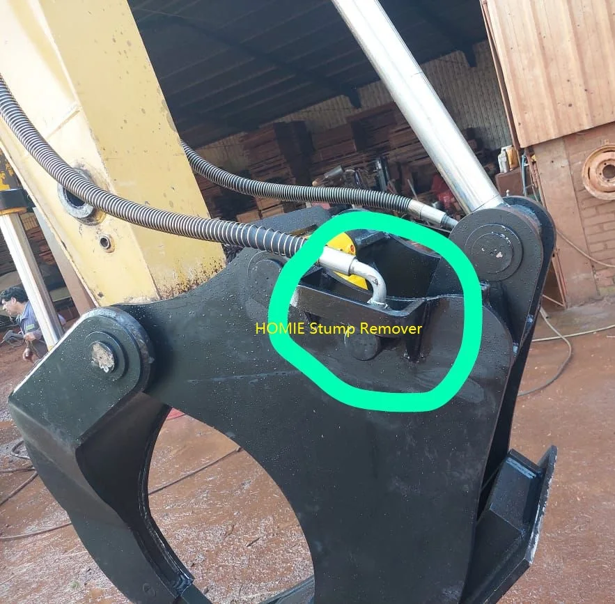 Tree Stump Puller for 20 Ton Excavator HOMIE Hot Sale Unique Design