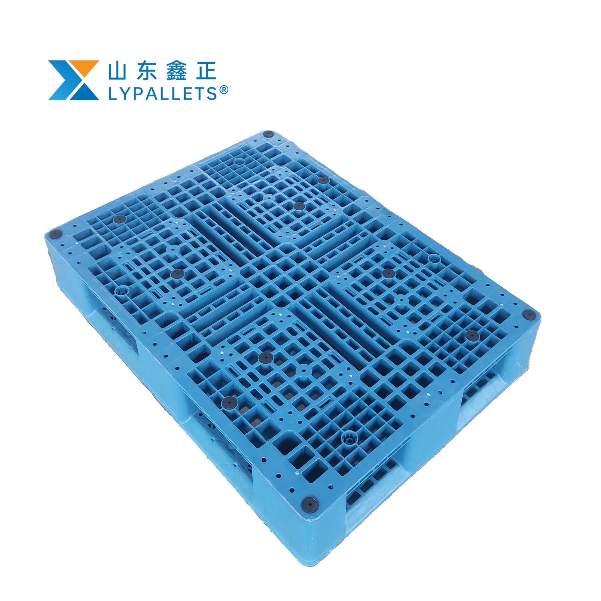 Пластиковые поддоны LYPALLETS с одной стороны, шесть полозьев, складские перфорированные палубы, полиэтиленовые стеллажи для промышленности