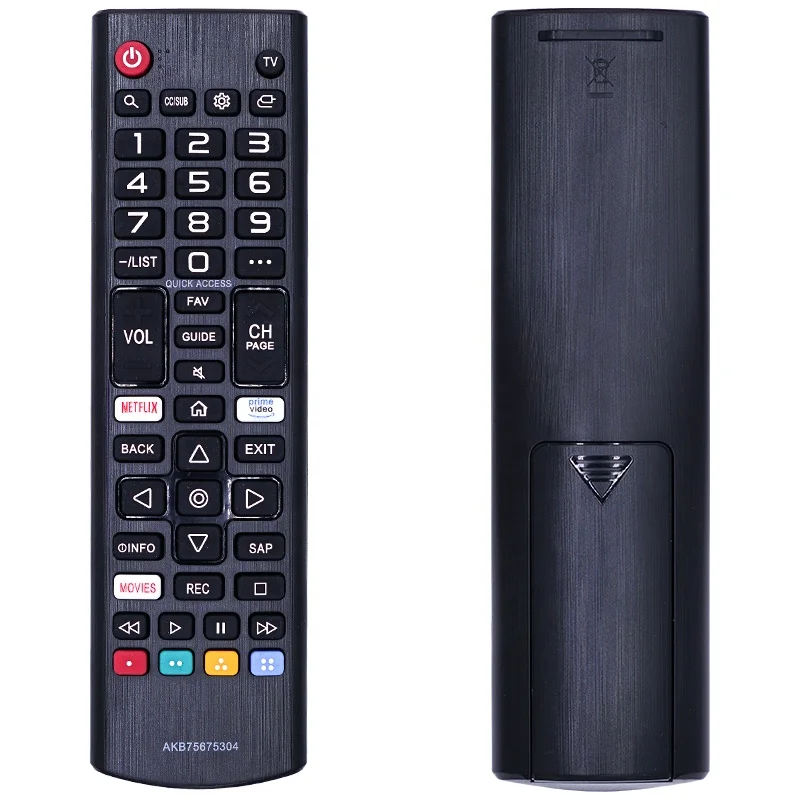 AKB75675304 Replacement TV Remote fit for LG Smart TV With Prime Video Buttons