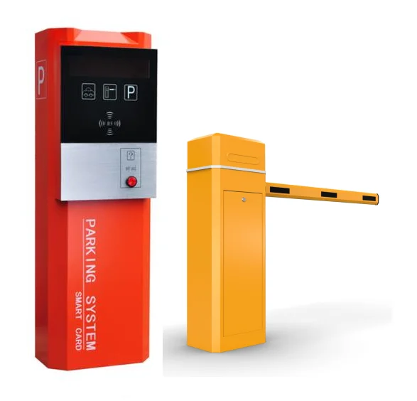 Camera Automatic Barrier Ticket Box for Smart Car Parking System Payment Machine