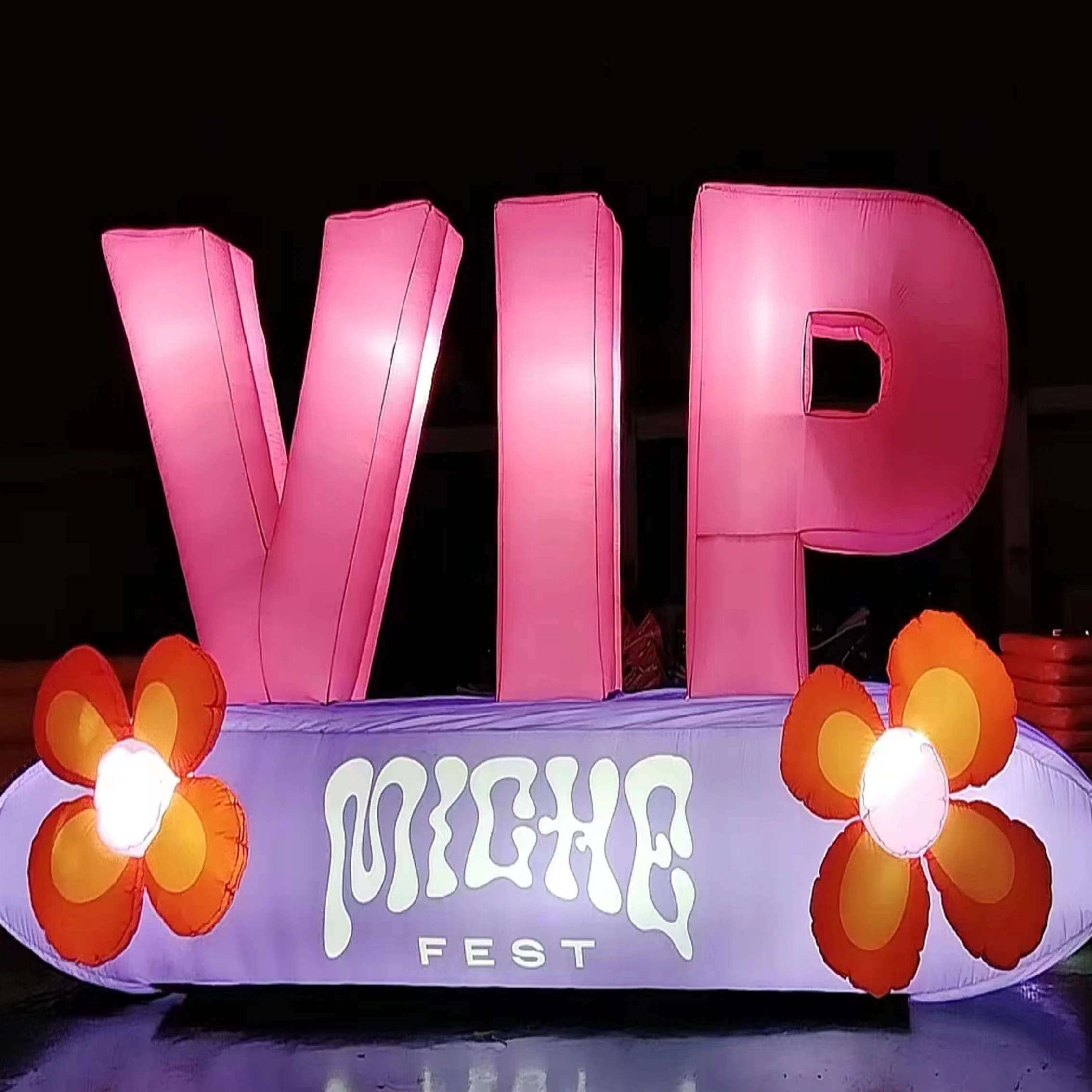 Customized giant inflatable letters for advertising inflatable letters balloon with led light