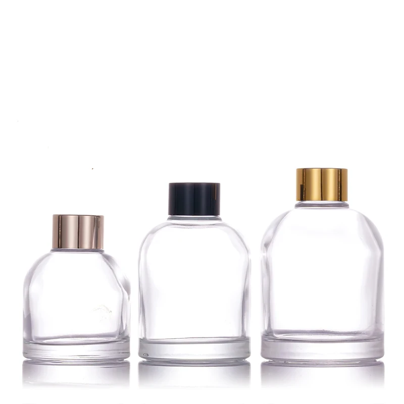 New arrivals 150ml aroma bottle custom yellow color glass bottle reed diffuser bottle with screw lid