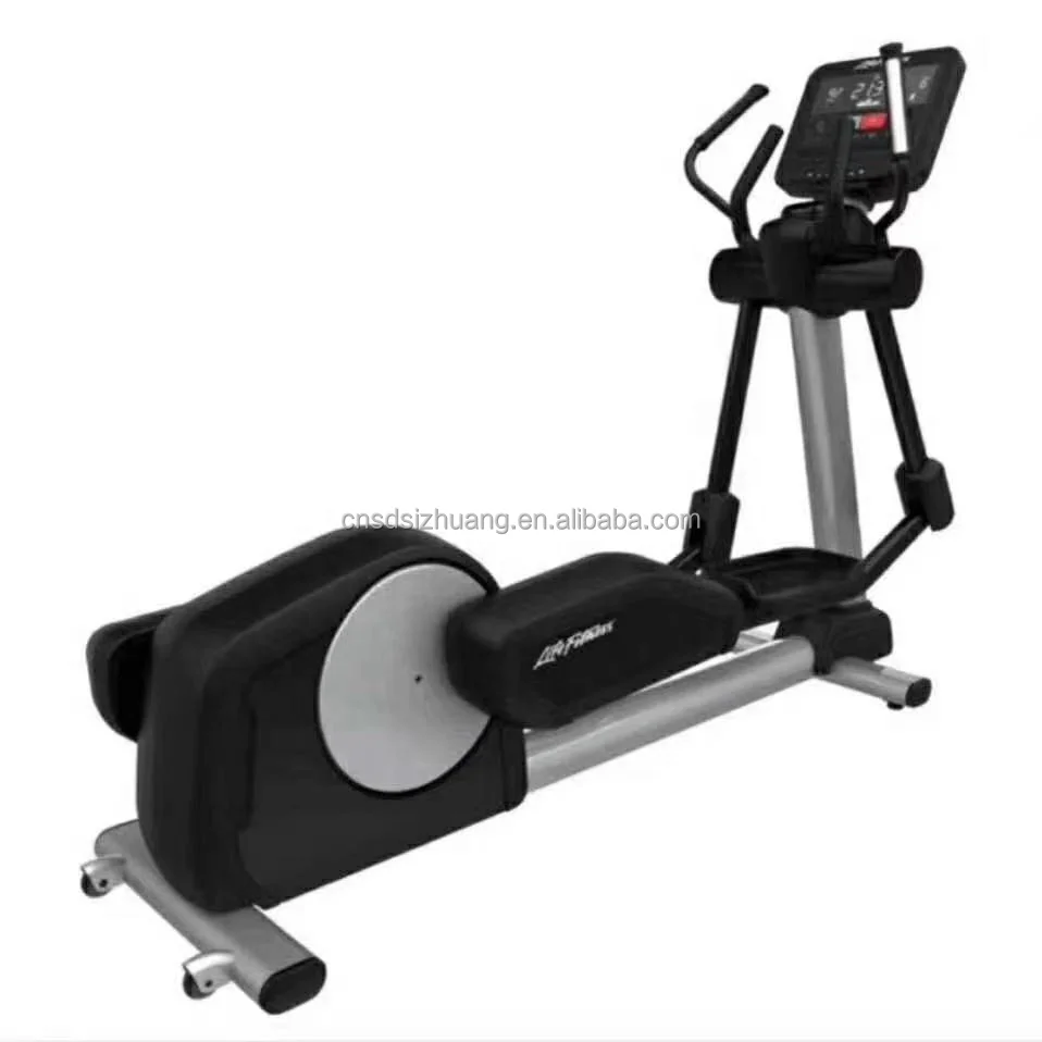Fitness Equipment Elliptical Trainer Cardio Workout Machine with Transport Wheels