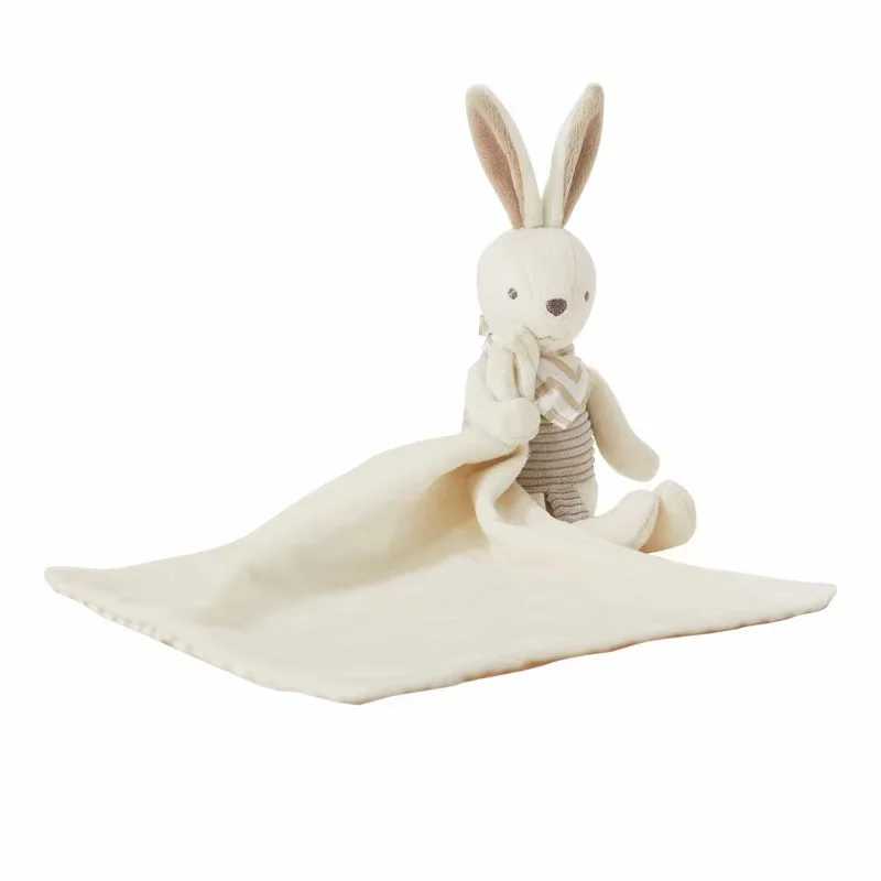 Popular Bunny Appease Doll Newborn Baby nursery accessories bunny lovey luxury security blanket