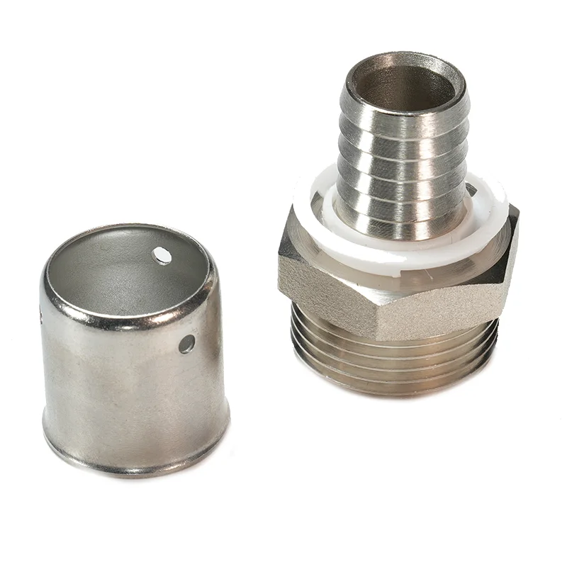 PEX Al PEX Fittings Red PEX Fittings 16MM 20MM Plumbing Brass Press Fitting