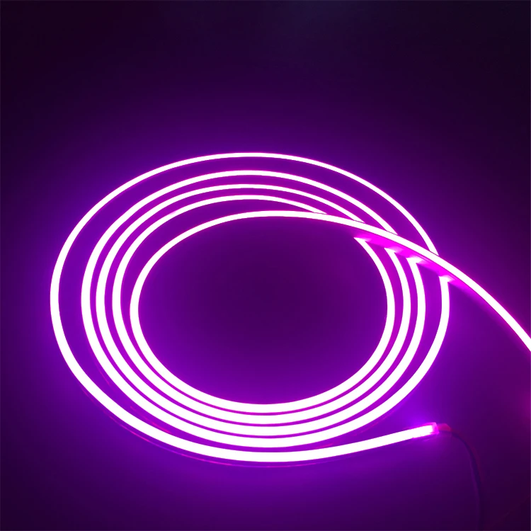Hot sell New custom led neon light  DC 12V  led strip  6mm*12mm Neon Tube IP67 waterproof flexible silicone neon rope