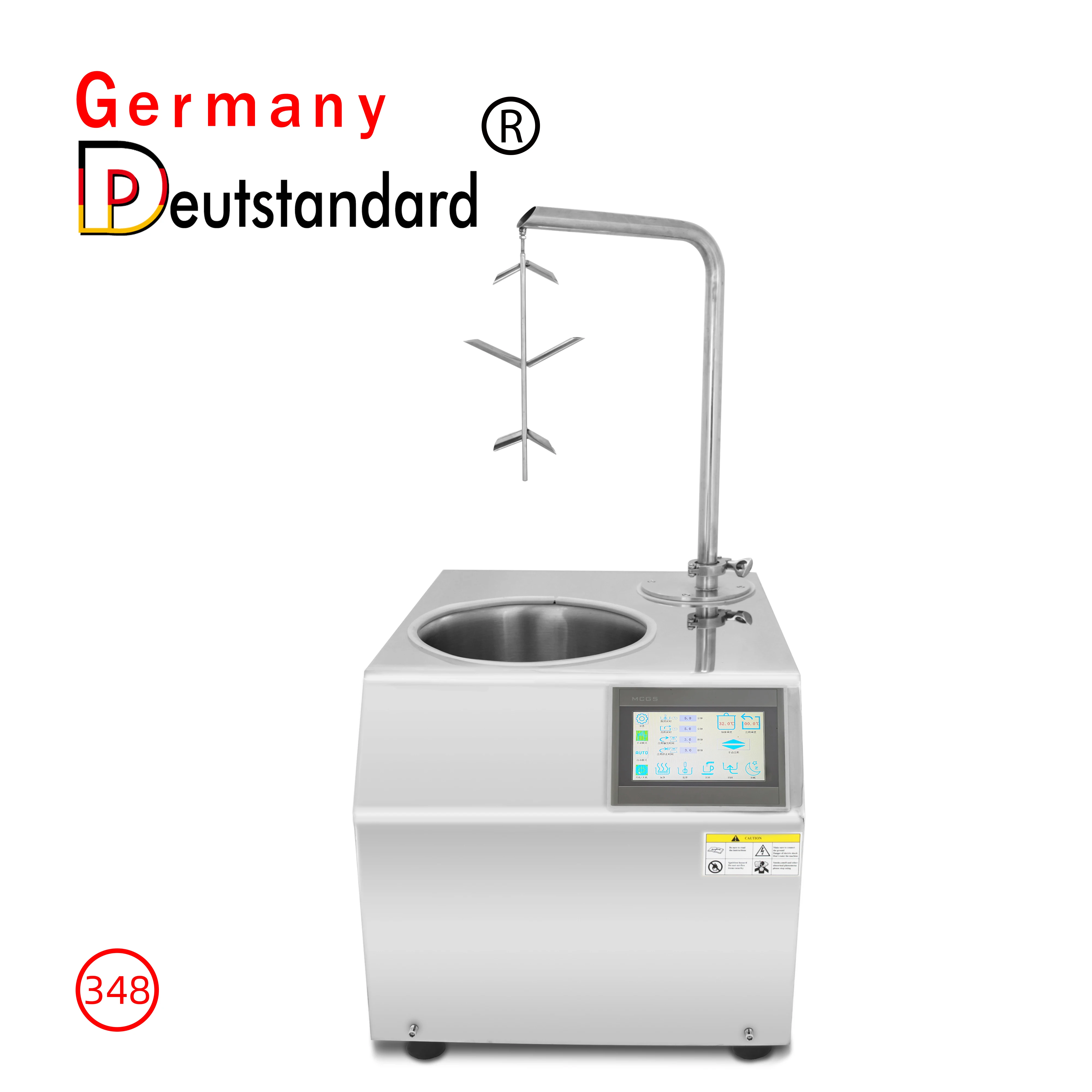 Deutstandard NP-348 Tempering Chocolate Fountain Machine Strawberry Chocolate machine