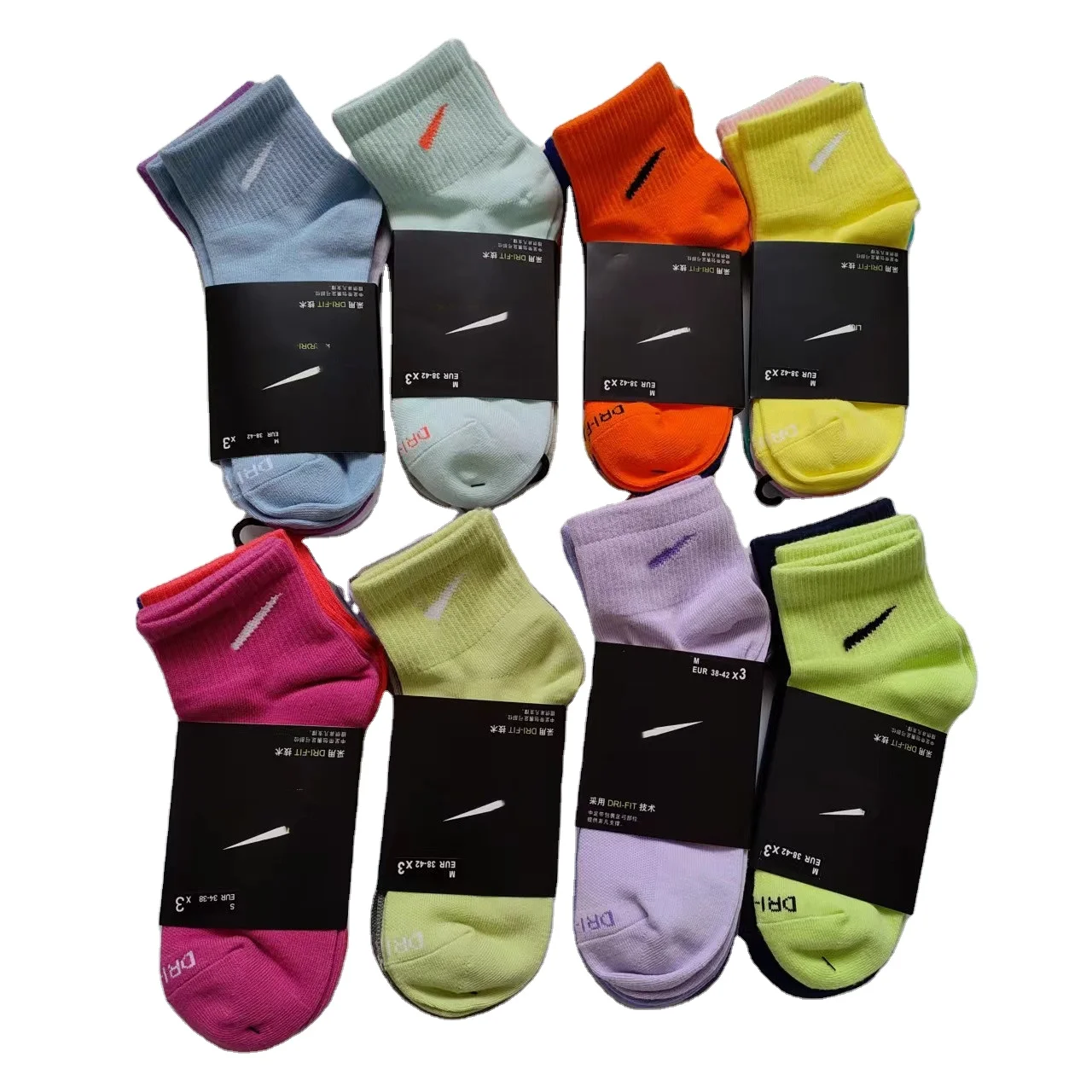 2023 wholesales big size logo socks high quality sport color socks unseix
