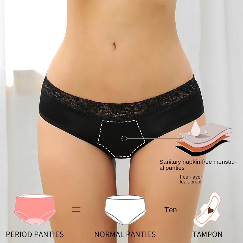 Оптовая продажа 4-х слойное дизайнерское платье в сетку, Герметичная Кружка для женщин физиологические периодом нижнего белья водонепроницаемый трусы период гигиенические трусики