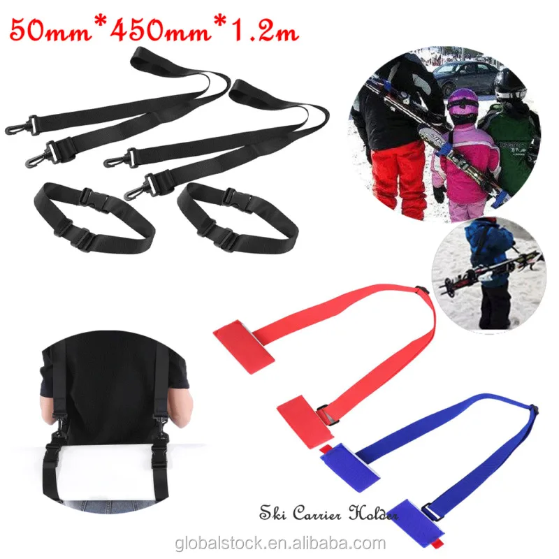 
Adjustable Skiing Pole Grip Shoulder Hand Carrier Lash Skiing Handle Strap Loop Protection Winter Sporty Goods Wholesale 