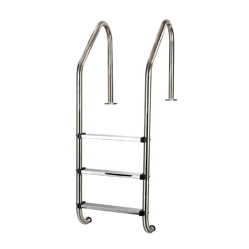 Factory Supply 2-5 Steps Stainless Steel Pool Ladder for Above Ground Ladders